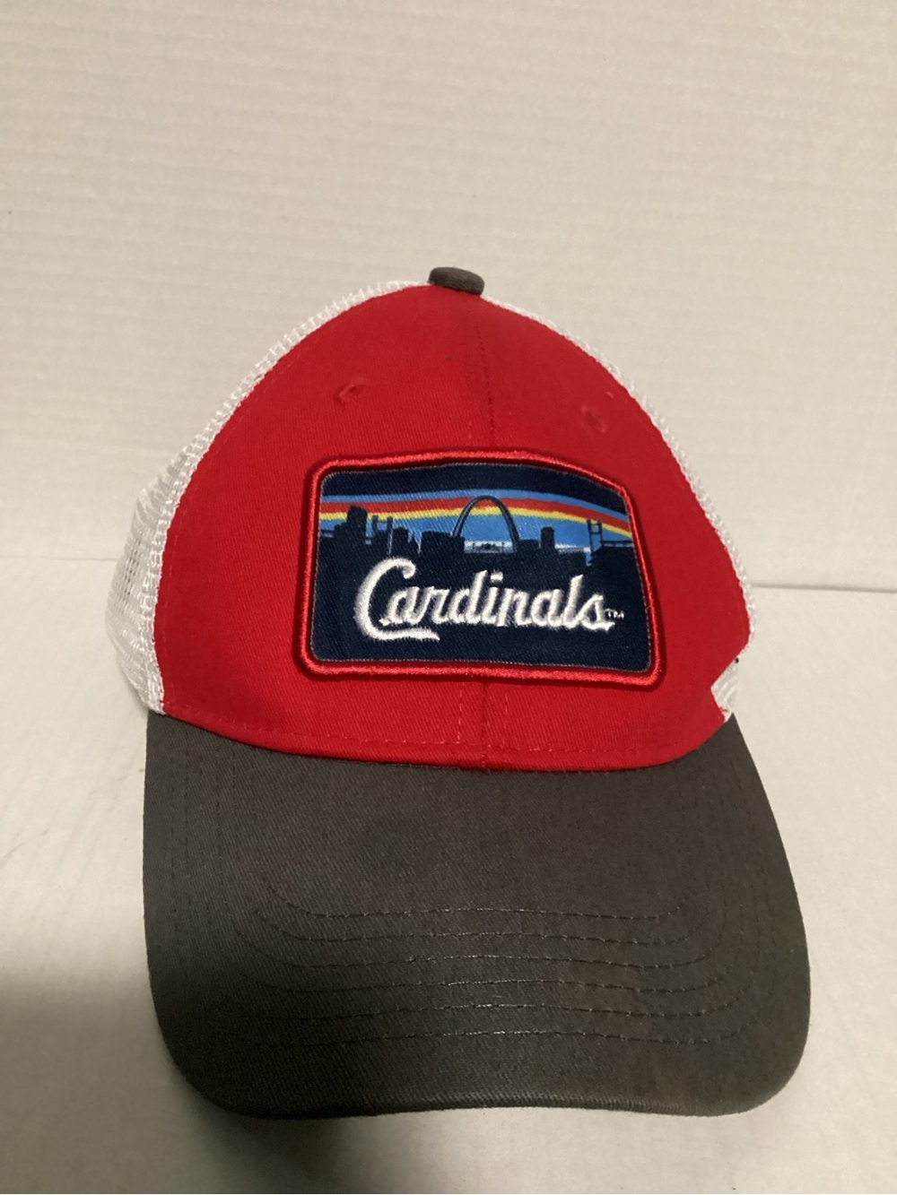 St. Louis Cardinals Red & Gray Trucker Hat